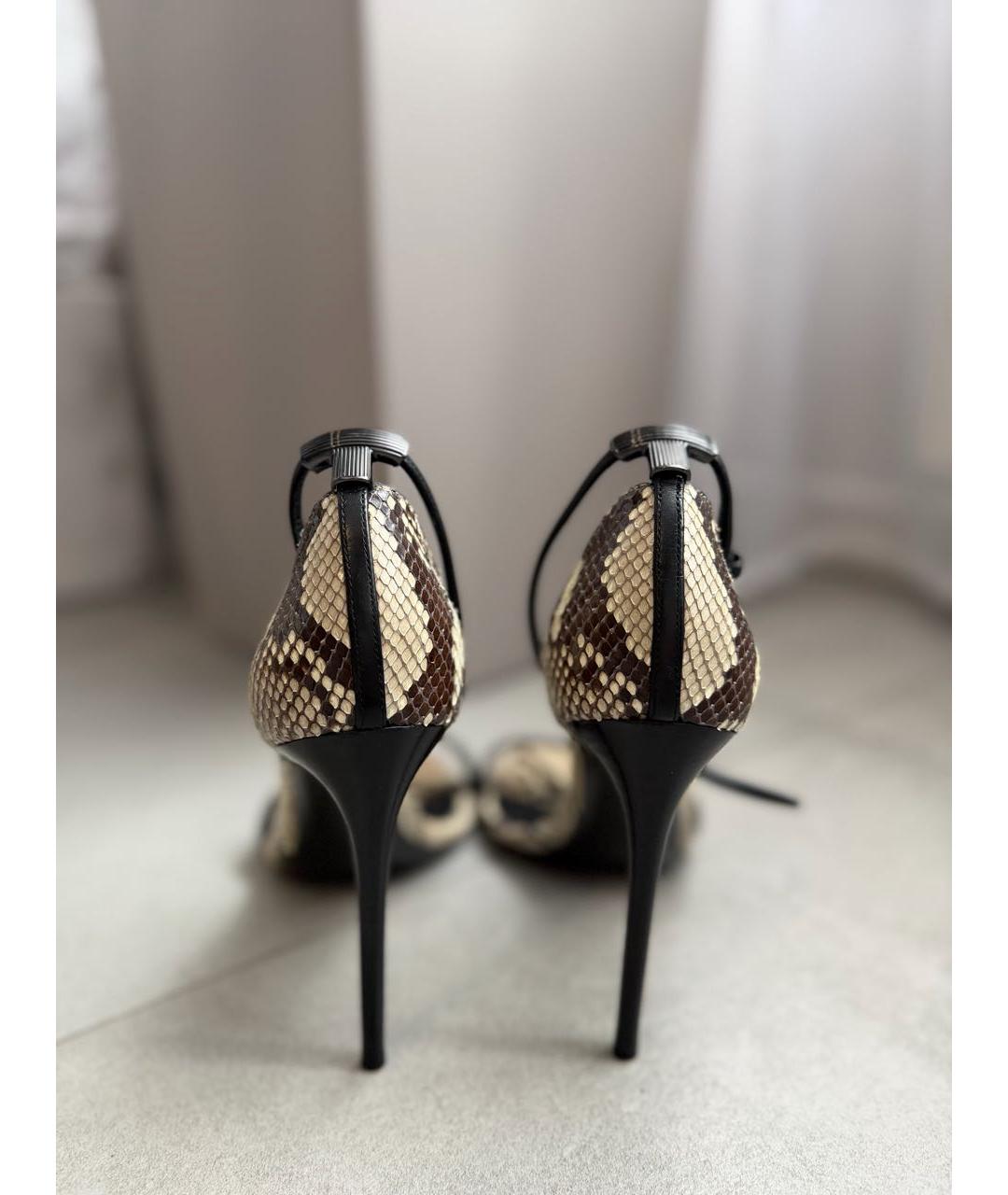 TOM FORD Мульти босоножки из экзотической кожи, фото 3