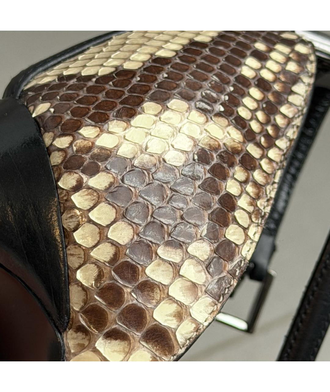 TOM FORD Мульти босоножки из экзотической кожи, фото 4