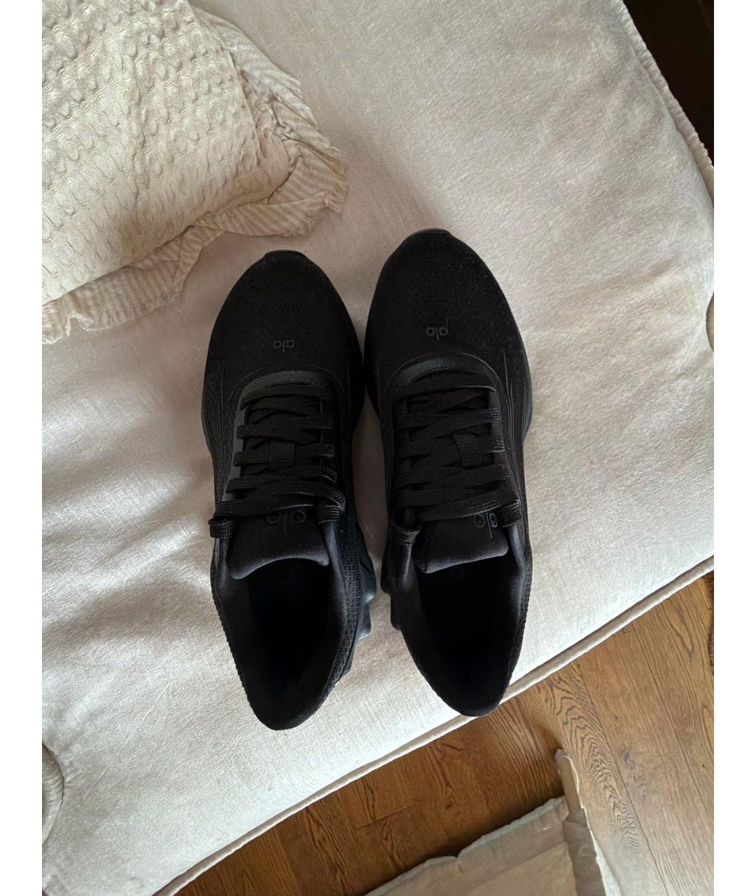 ALO YOGA Черные текстильные кроссовки, фото 5