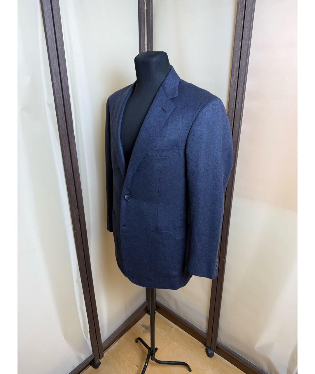 BRIONI Синий кашемировый пиджак, фото 2