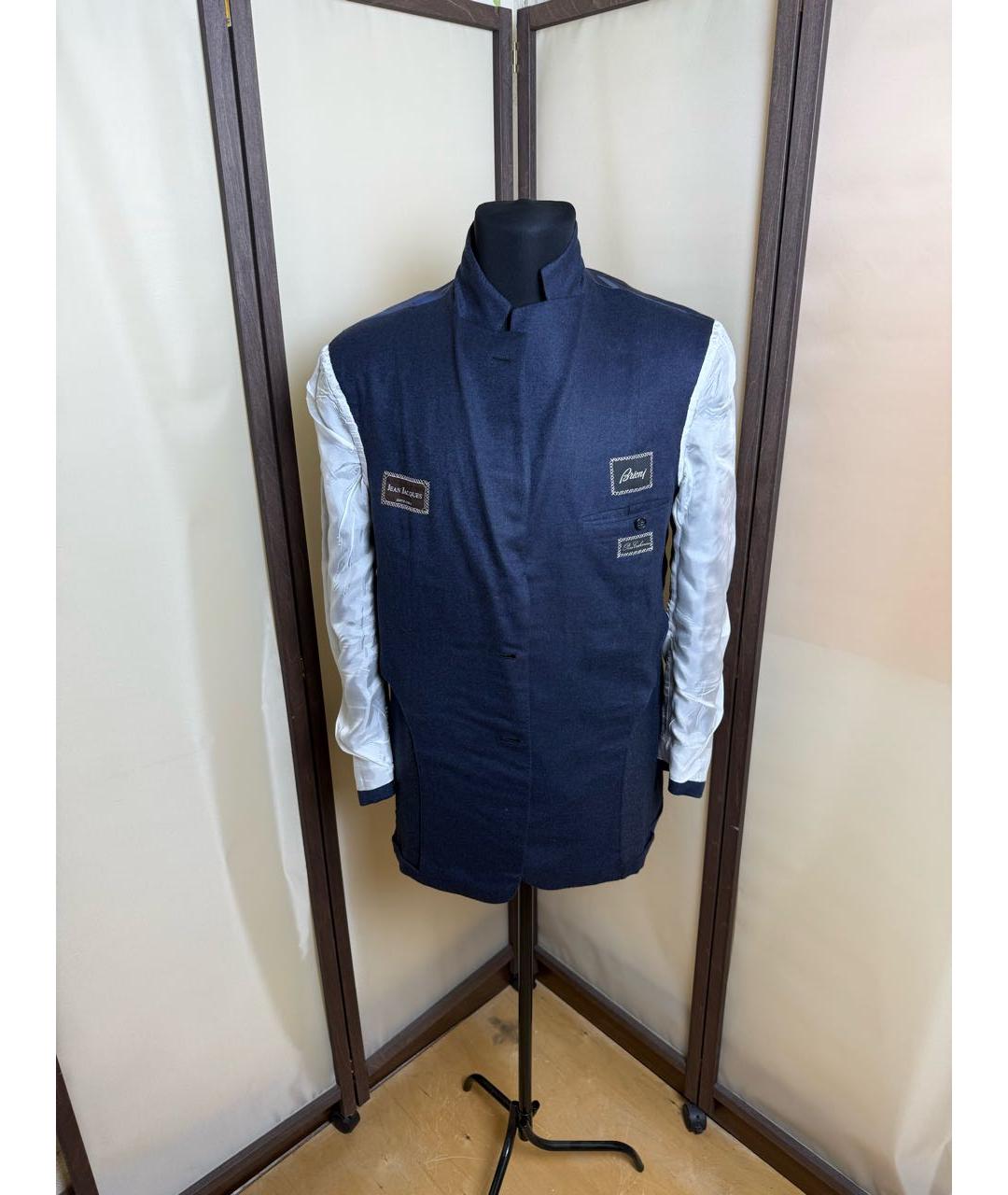 BRIONI Синий кашемировый пиджак, фото 4