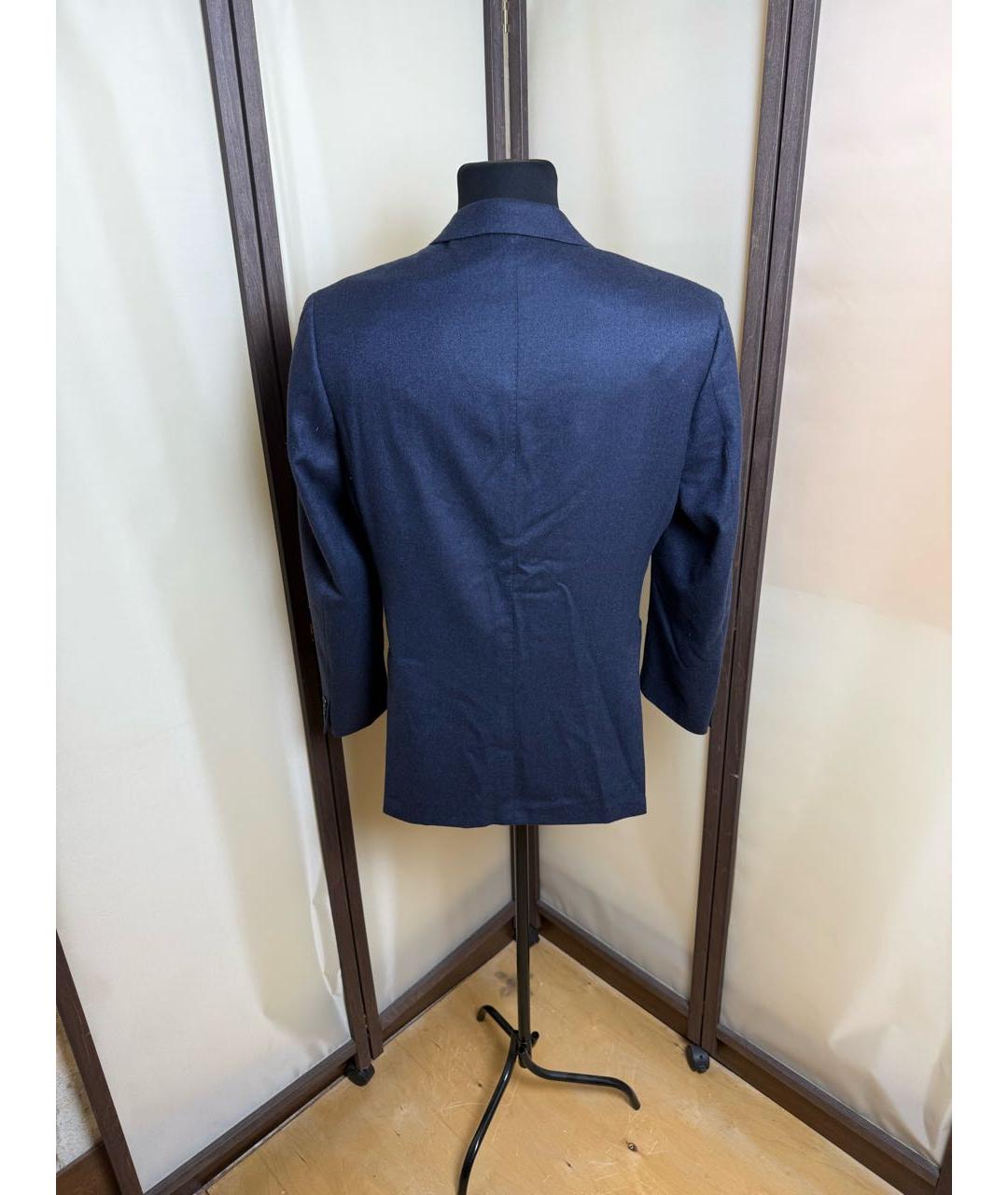 BRIONI Синий кашемировый пиджак, фото 3