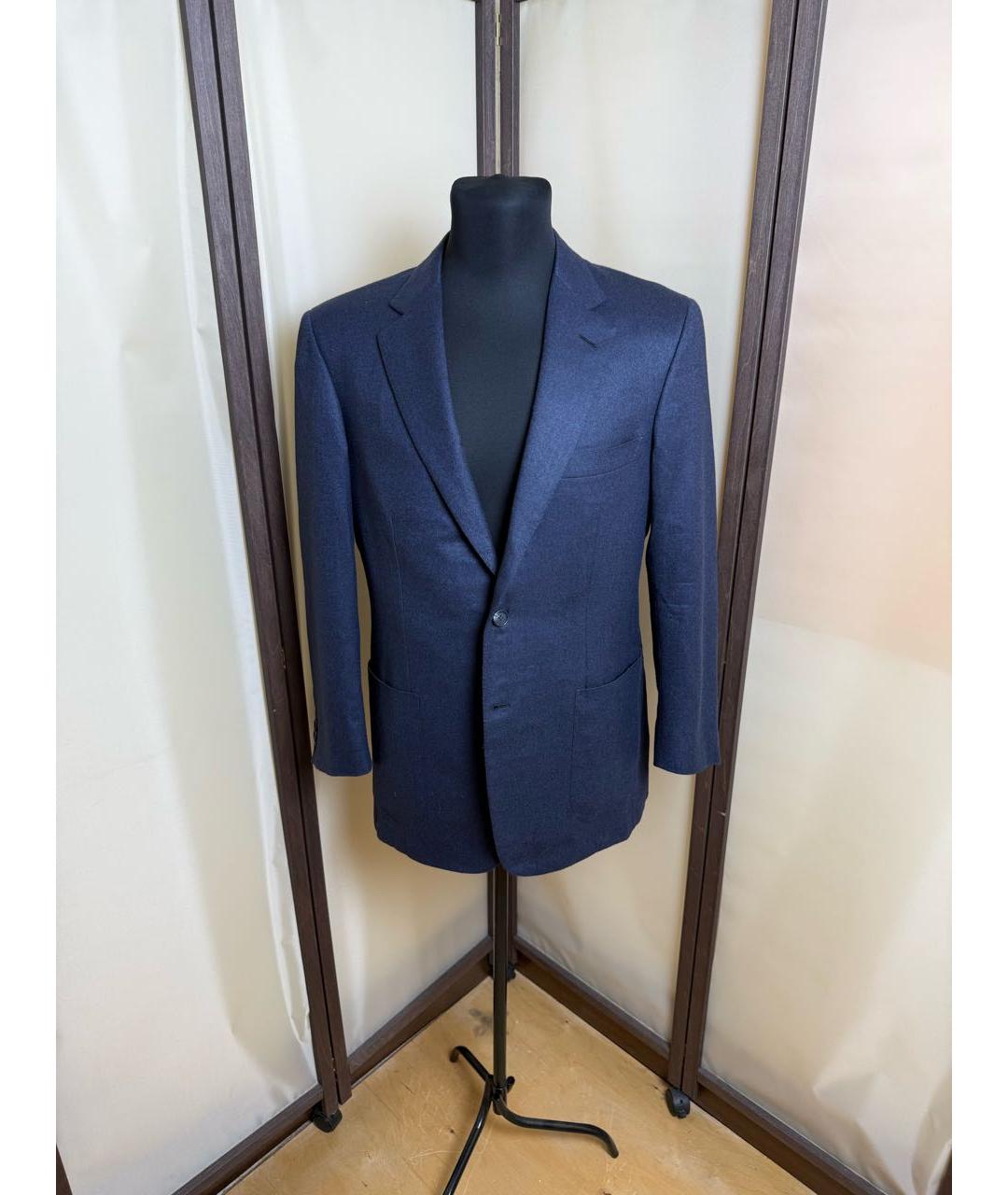 BRIONI Синий кашемировый пиджак, фото 9