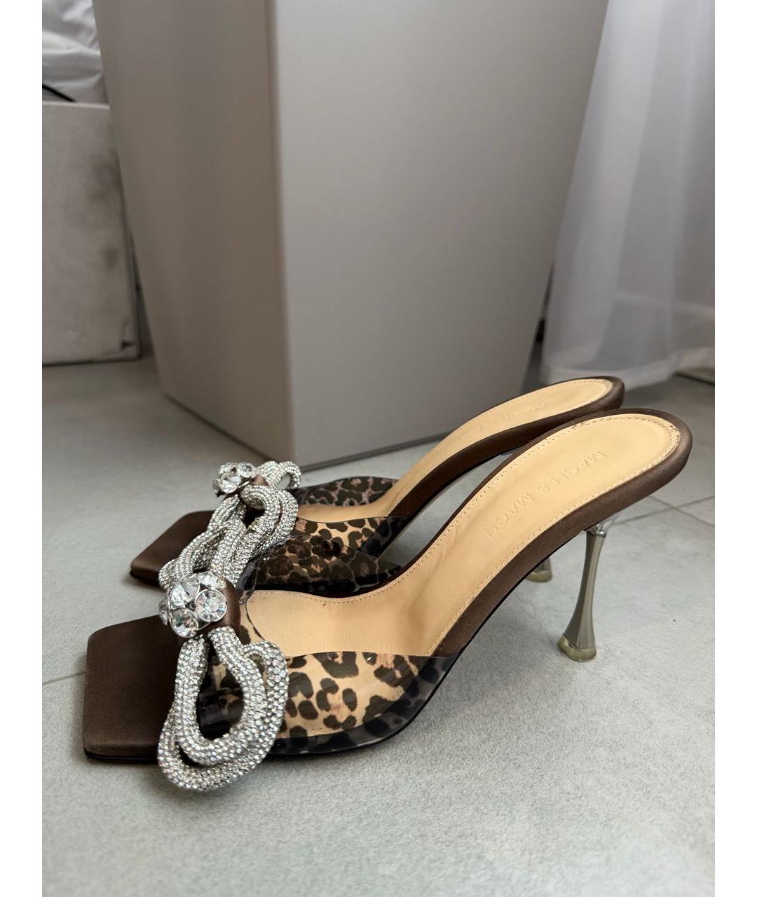 MACH&MACH Коричневые мюли, фото 7