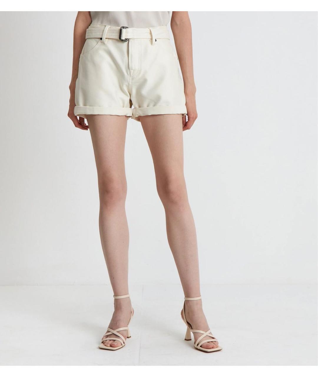 TOM FORD Бежевые шелковые шорты, фото 4