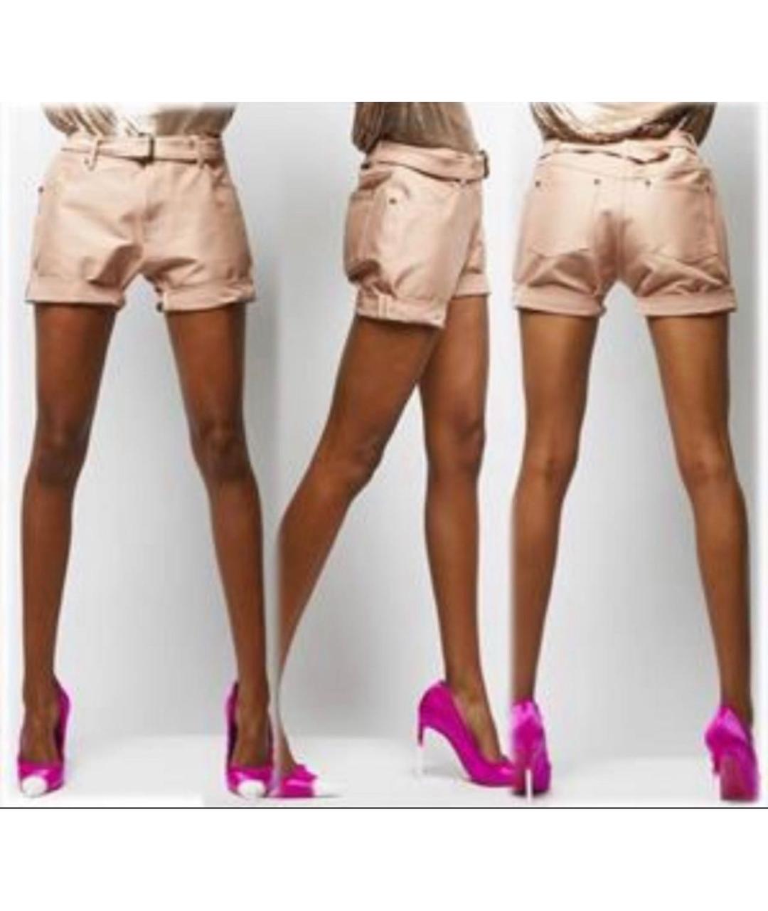 TOM FORD Бежевые шелковые шорты, фото 5