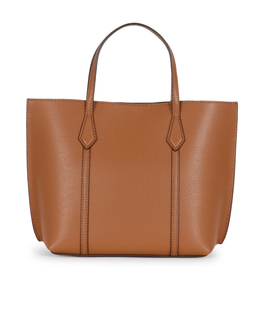 TORY BURCH Коричневая кожаная сумка тоут, фото 3