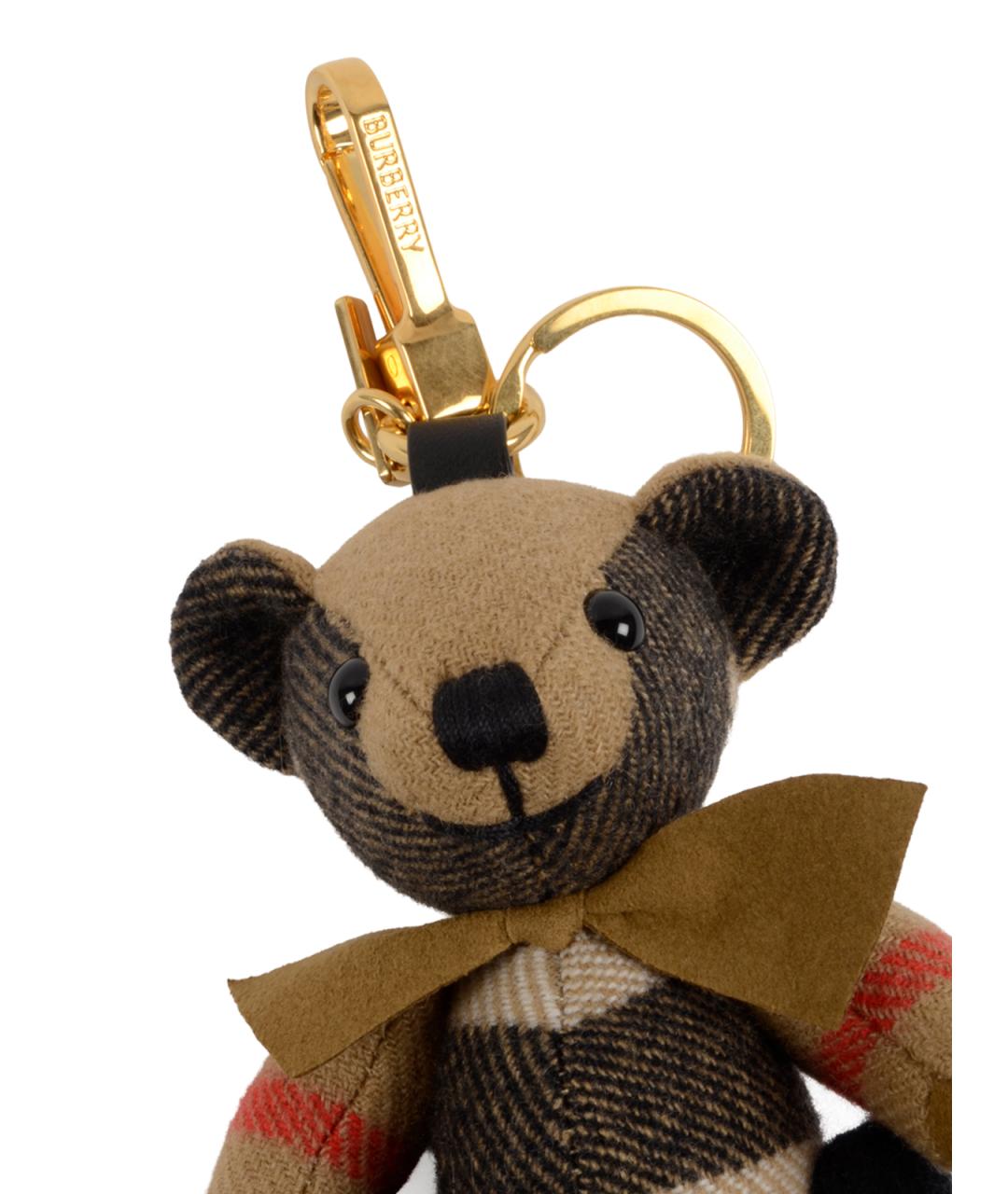 BURBERRY Бежевый брелок, фото 3