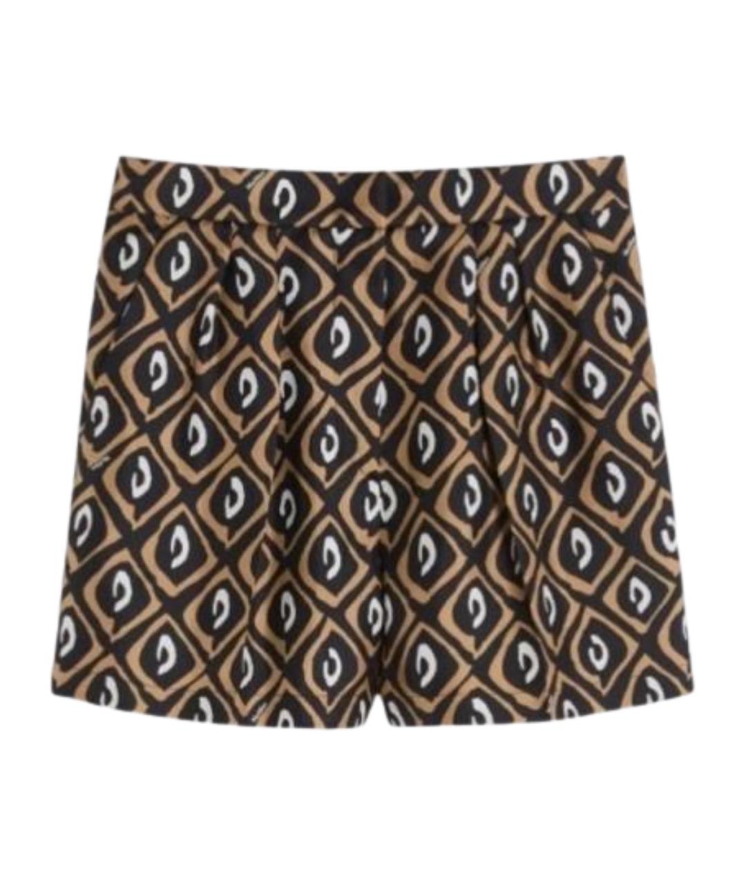 MAX MARA Мульти шелковые шорты, фото 1