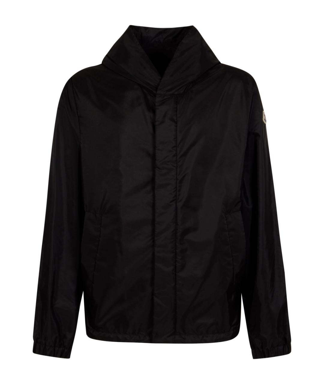 MONCLER Черная синтетическая куртка, фото 1