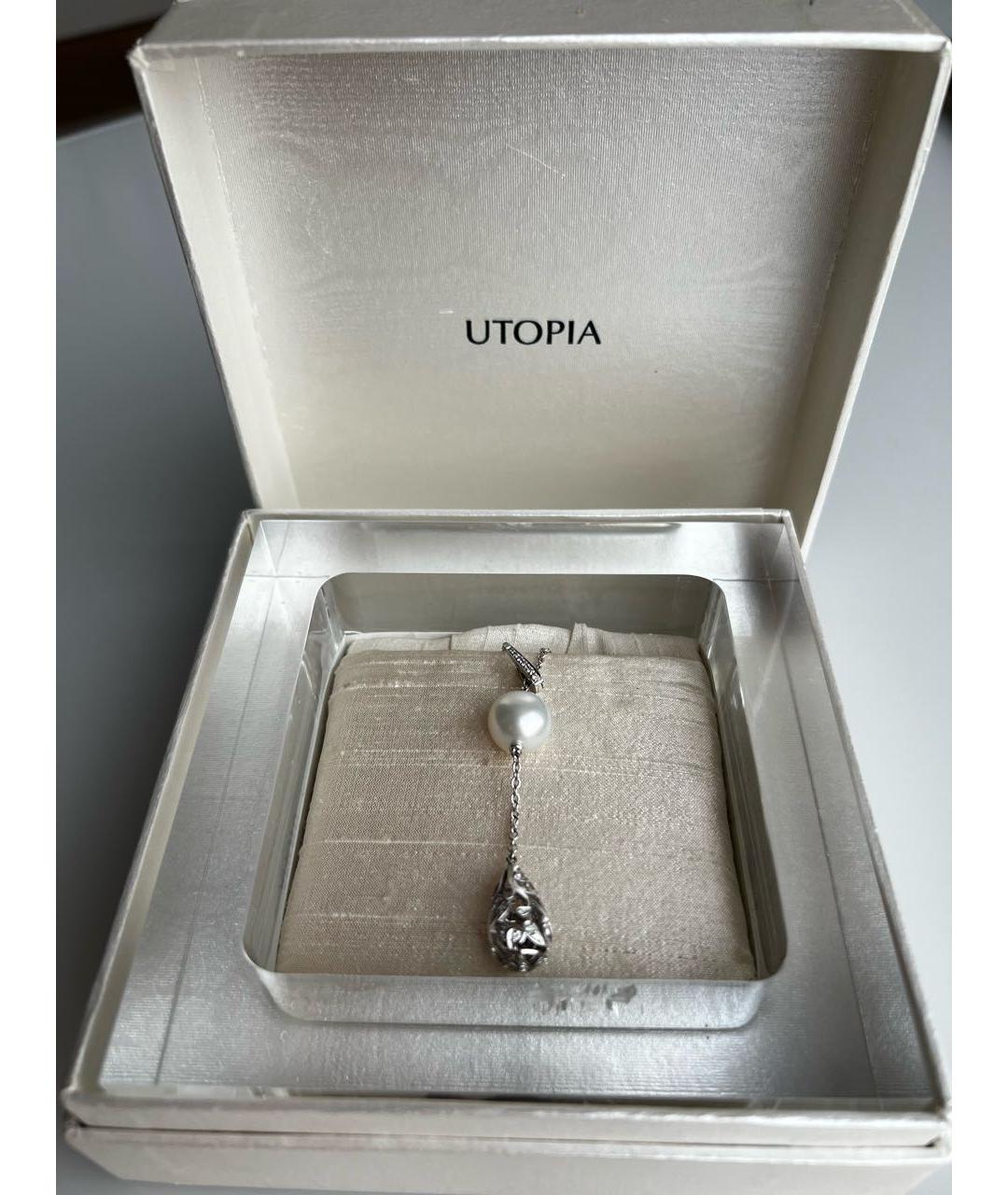 UTOPIA Белое колье из белого золота, фото 6