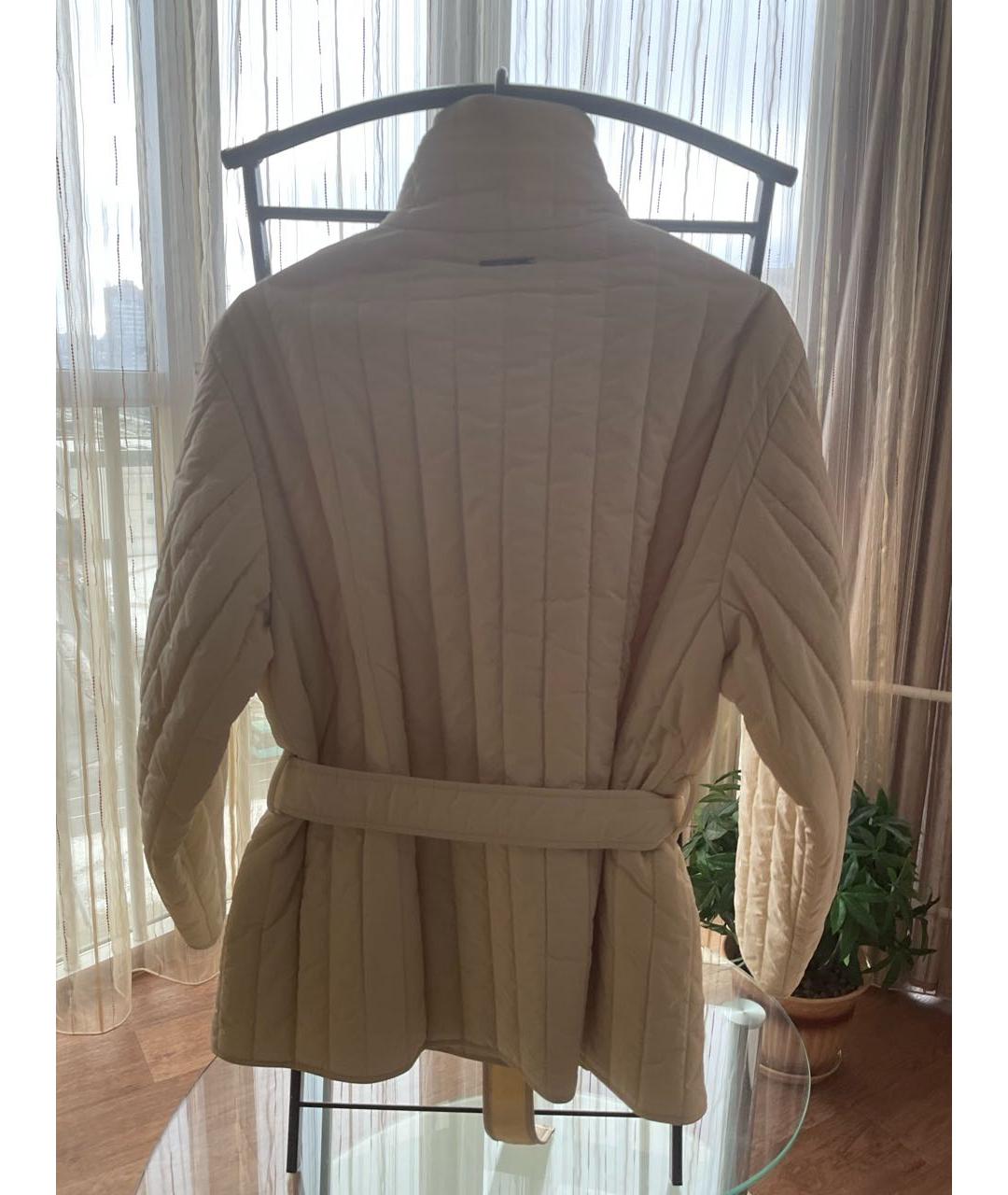 CALVIN KLEIN Бежевая полиамидовая куртка, фото 2