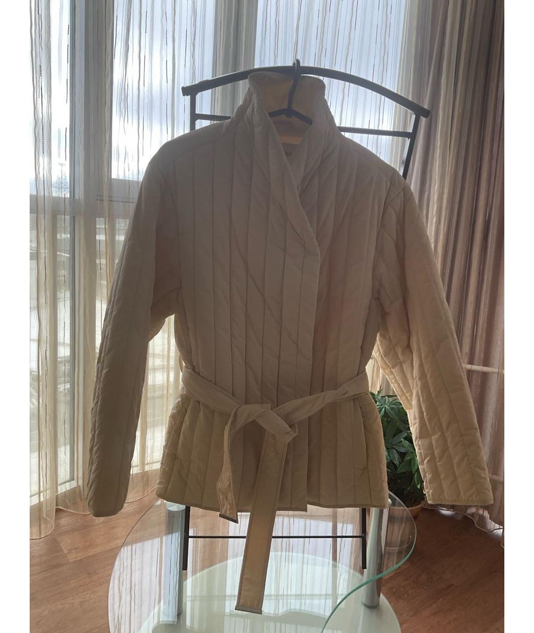 CALVIN KLEIN Бежевая полиамидовая куртка, фото 5