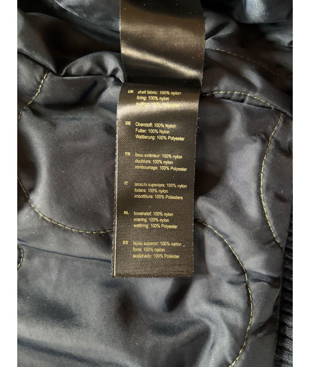 ALPHA INDUSTRIES Темно-синяя полиамидовая куртка, фото 8