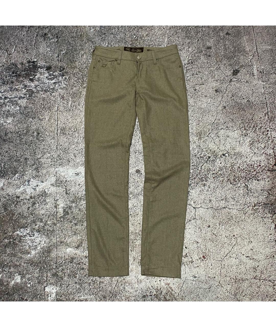 JACOB COHEN Бежевые шерстяные повседневные брюки, фото 7