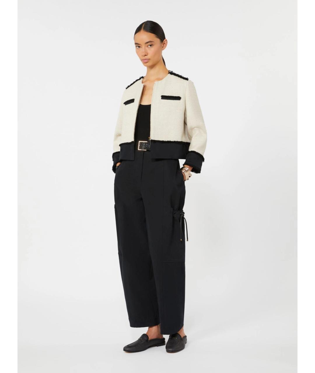 MAX MARA Бежевая хлопковая куртка, фото 2