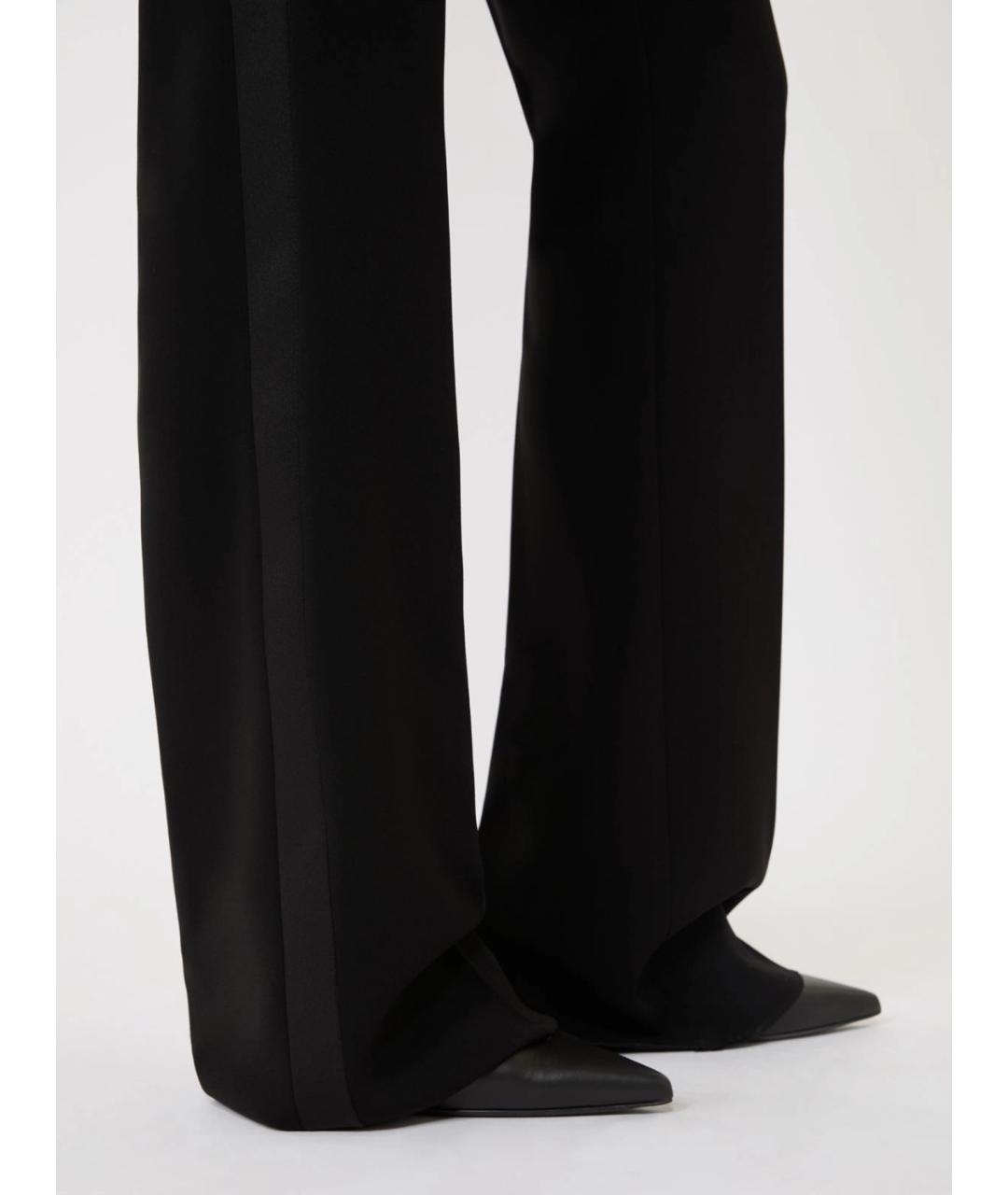 MAX MARA Черные прямые брюки, фото 5