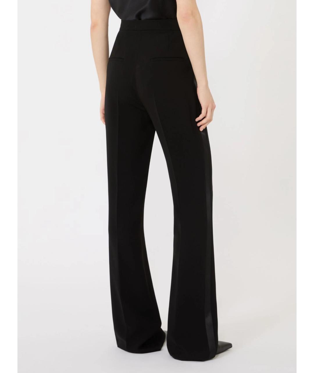 MAX MARA Черные прямые брюки, фото 4