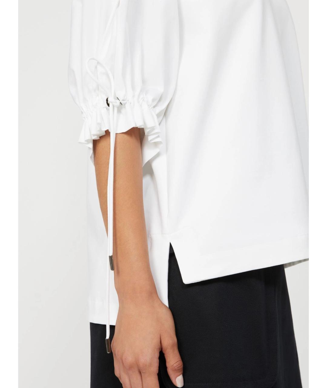 MAX MARA Белая полиамидовая футболка, фото 4