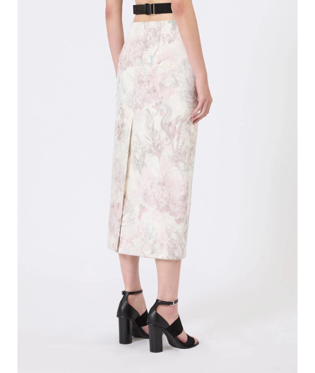 MAX MARA Мульти шелковая юбка миди, фото 4