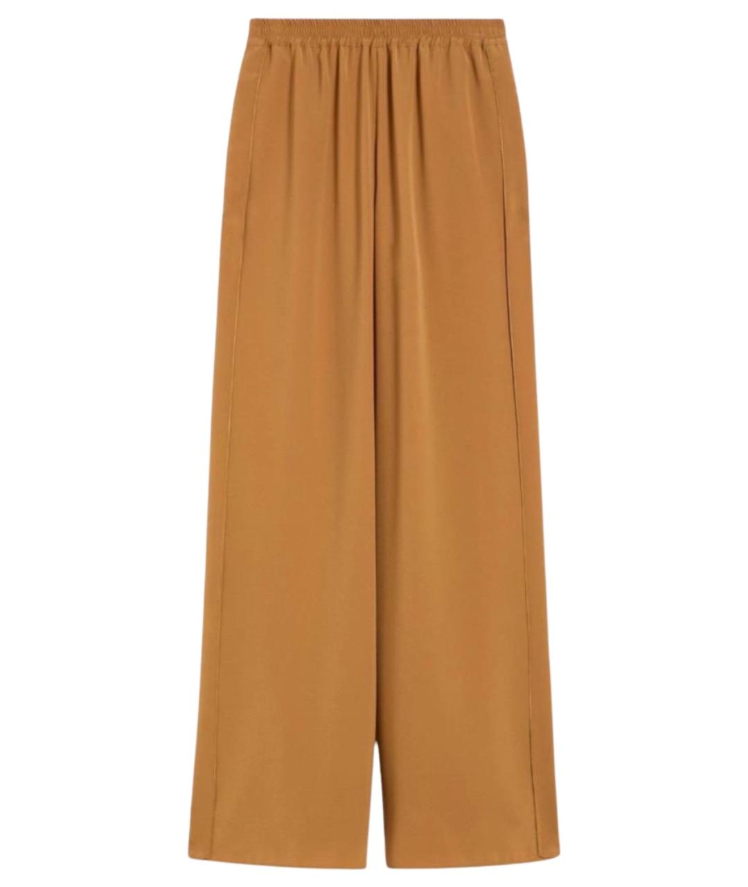 MAX MARA Бежевые брюки широкие, фото 1