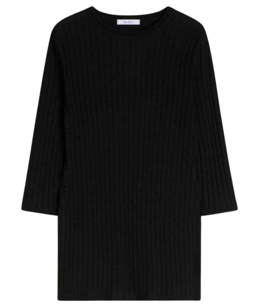 MAX MARA Черный вискозный джемпер / свитер, фото 1