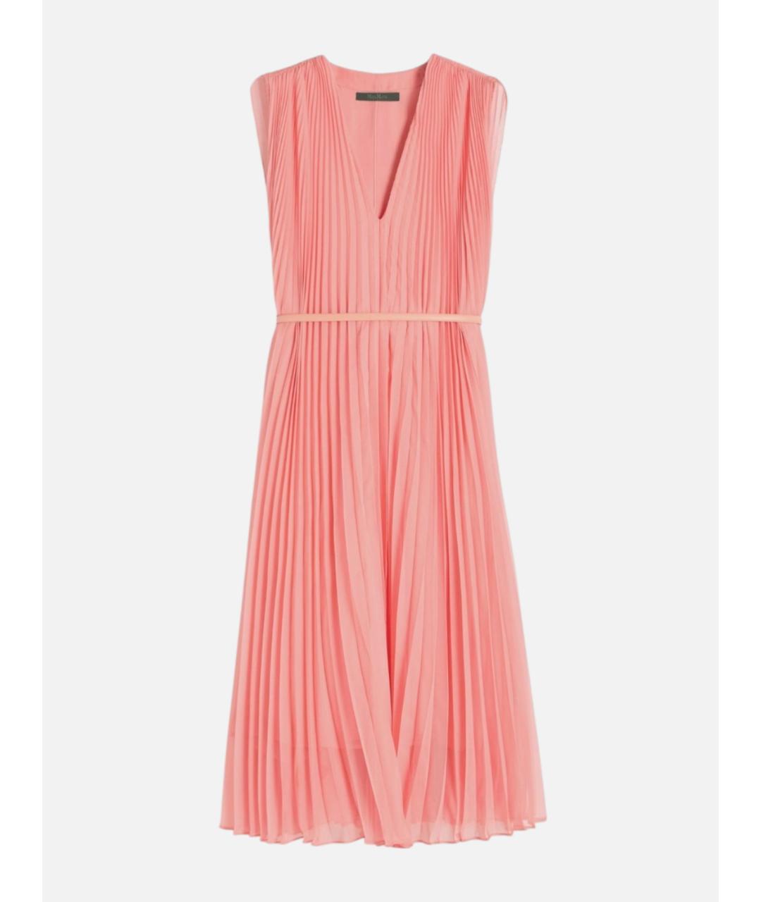 MAX MARA Розовое повседневное платье, фото 6