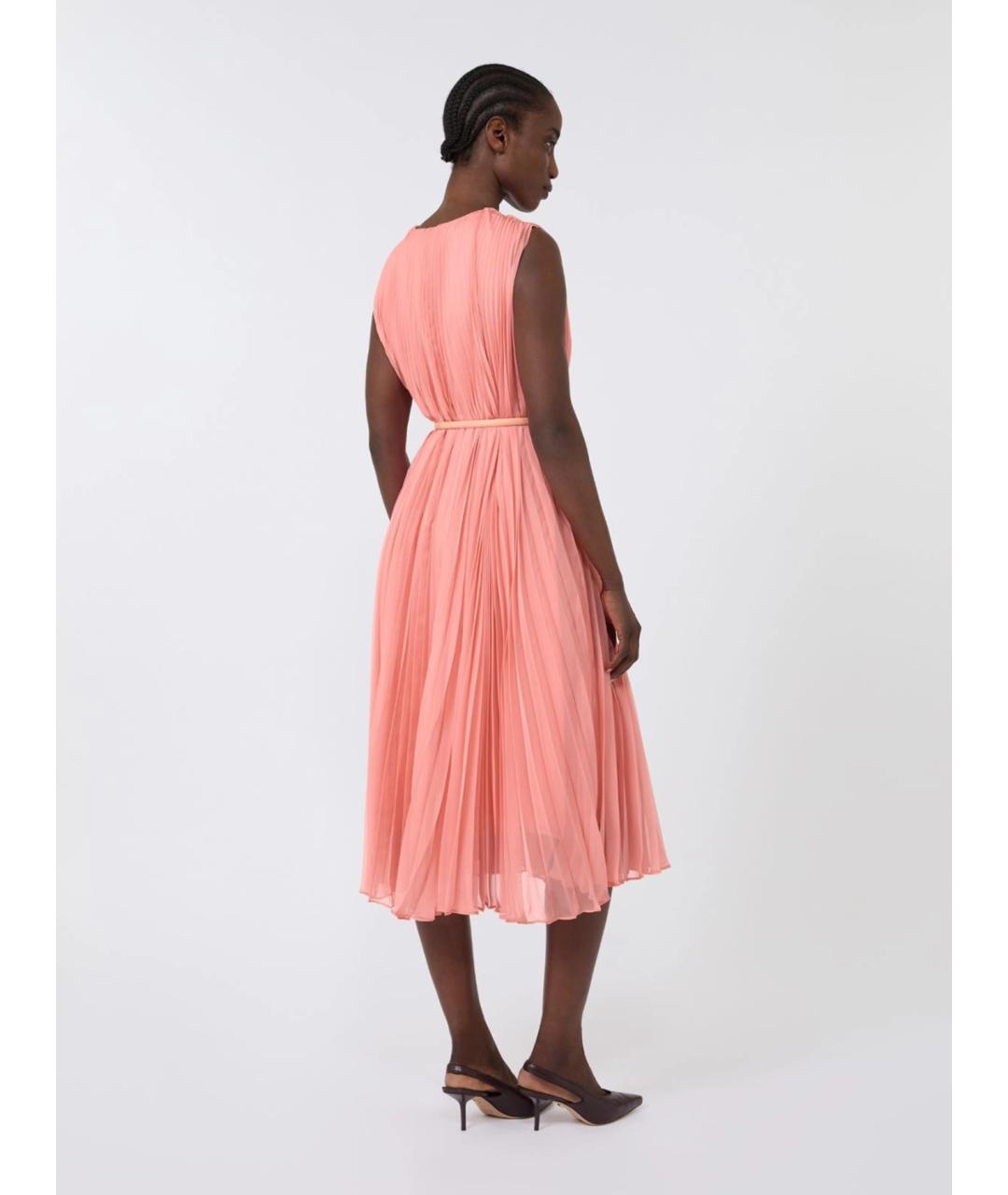 MAX MARA Розовое повседневное платье, фото 4