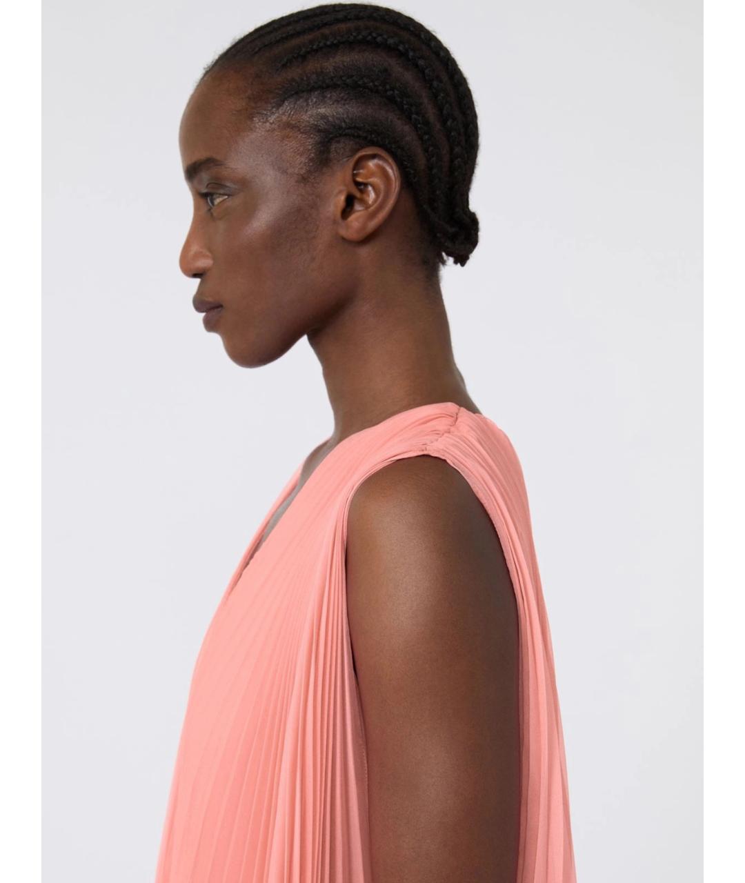 MAX MARA Розовое повседневное платье, фото 5