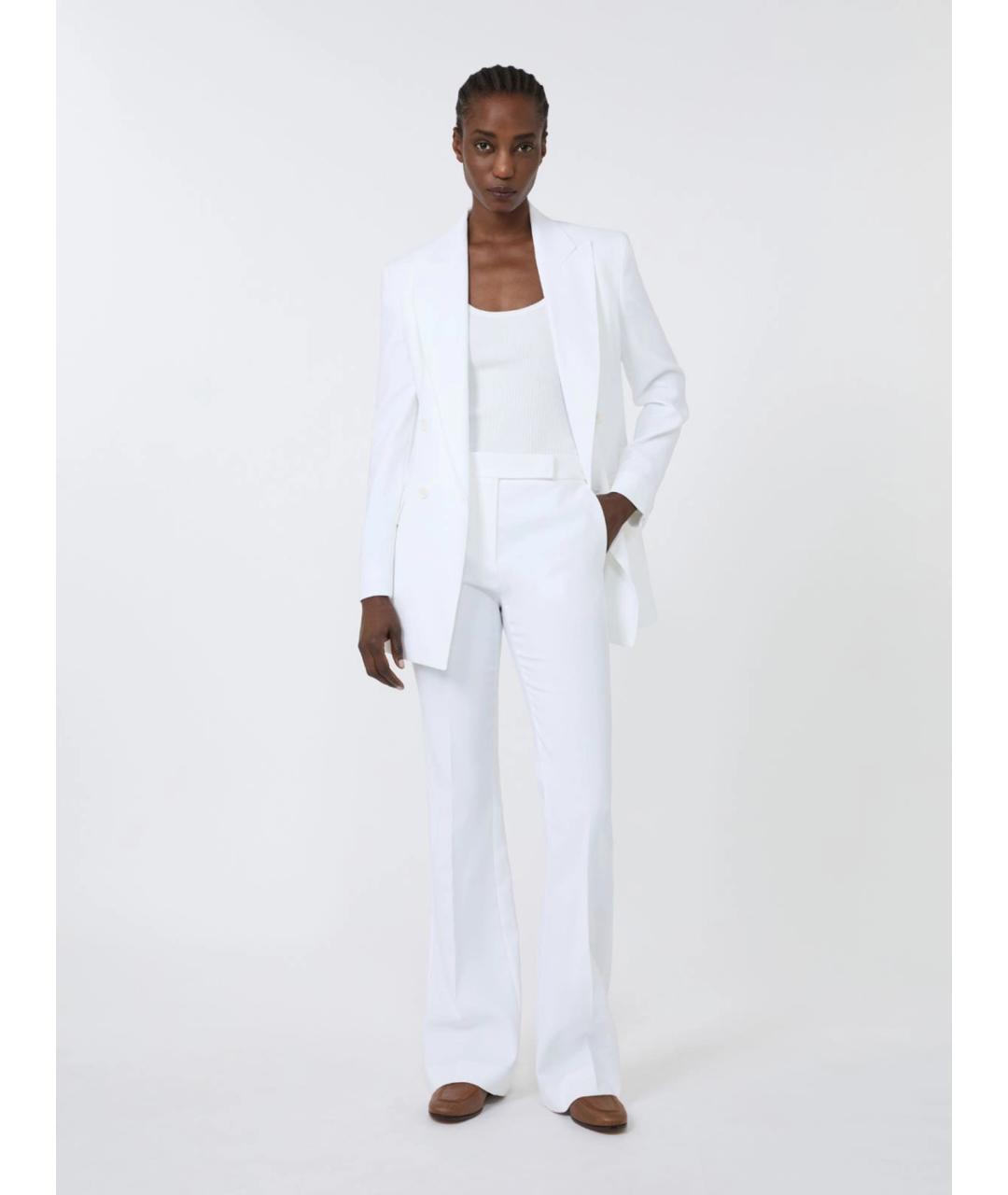 MAX MARA Белая вискозная майка, фото 2