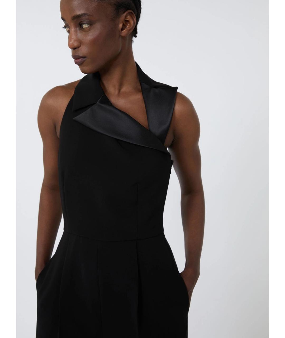 MAX MARA Черный ацетатный комбинезон, фото 5