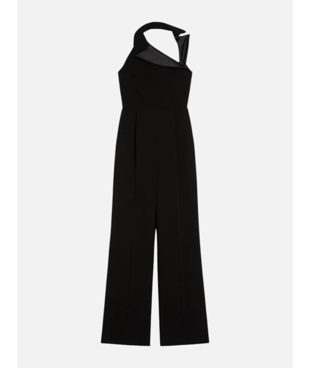 MAX MARA Черный ацетатный комбинезон, фото 6