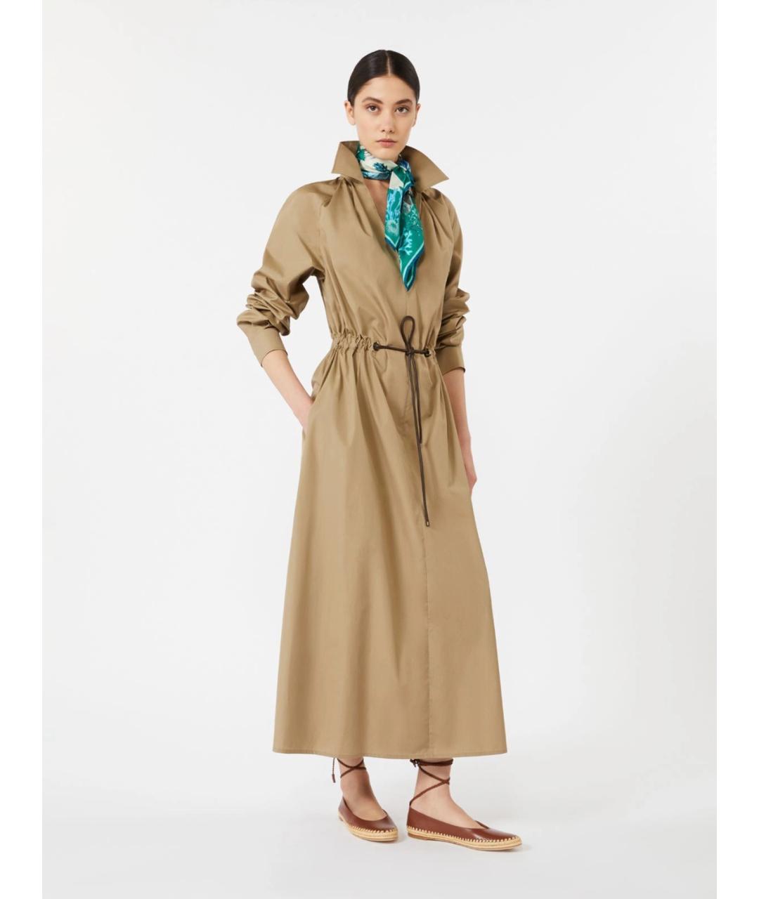 MAX MARA Мульти хлопковое повседневное платье, фото 2