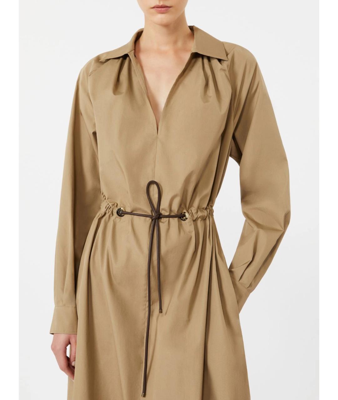 MAX MARA Мульти хлопковое повседневное платье, фото 5