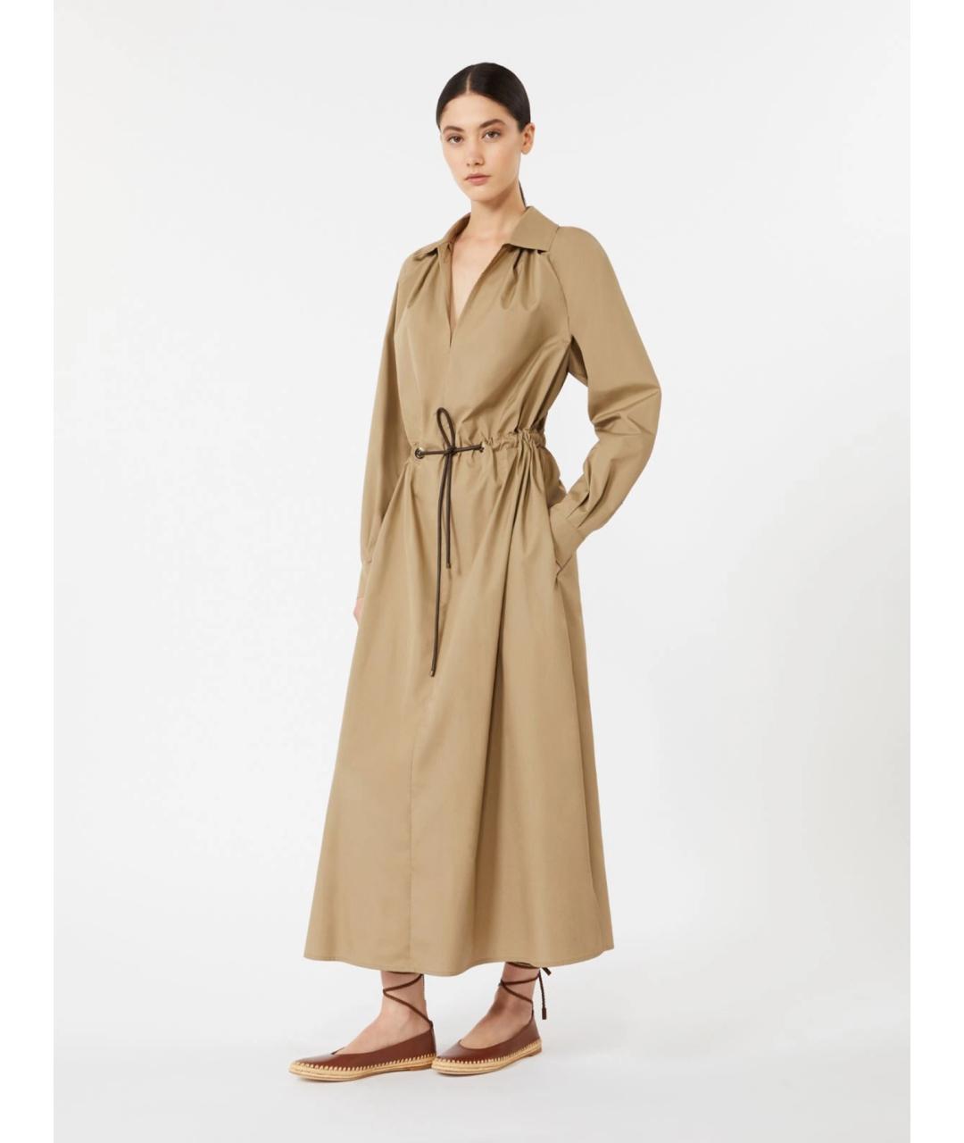 MAX MARA Мульти хлопковое повседневное платье, фото 3