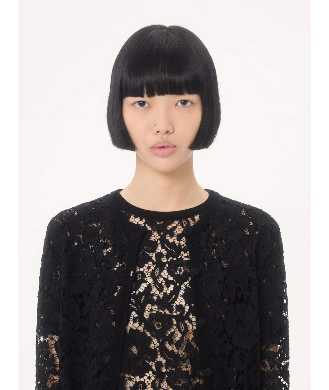 VALENTINO Черный вискозный кардиган, фото 3