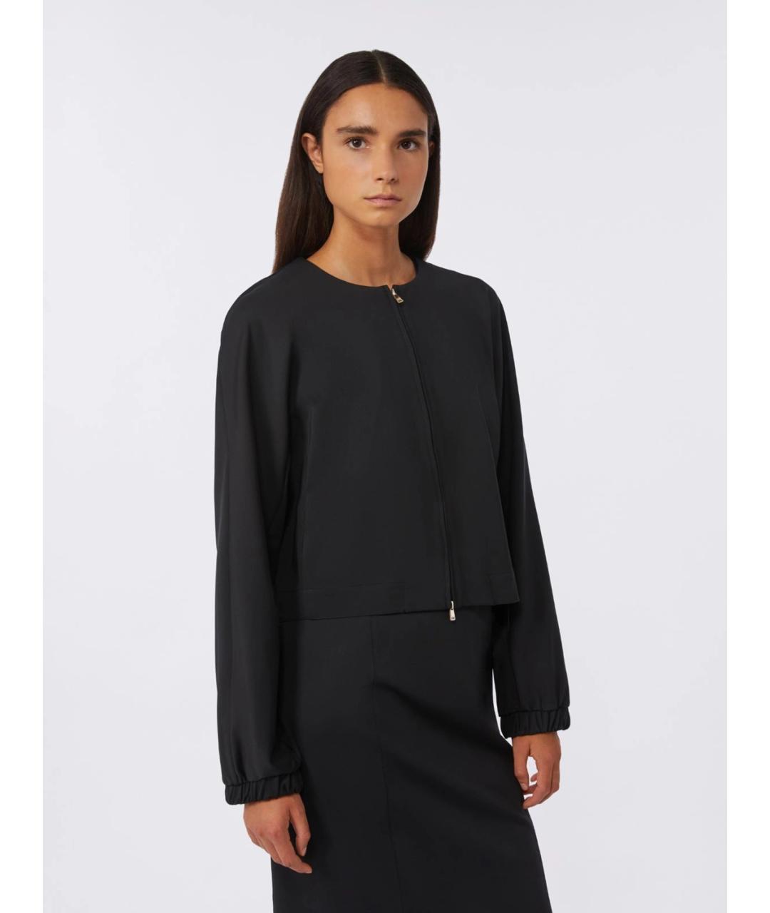 MAX MARA Черная вискозная куртка, фото 3