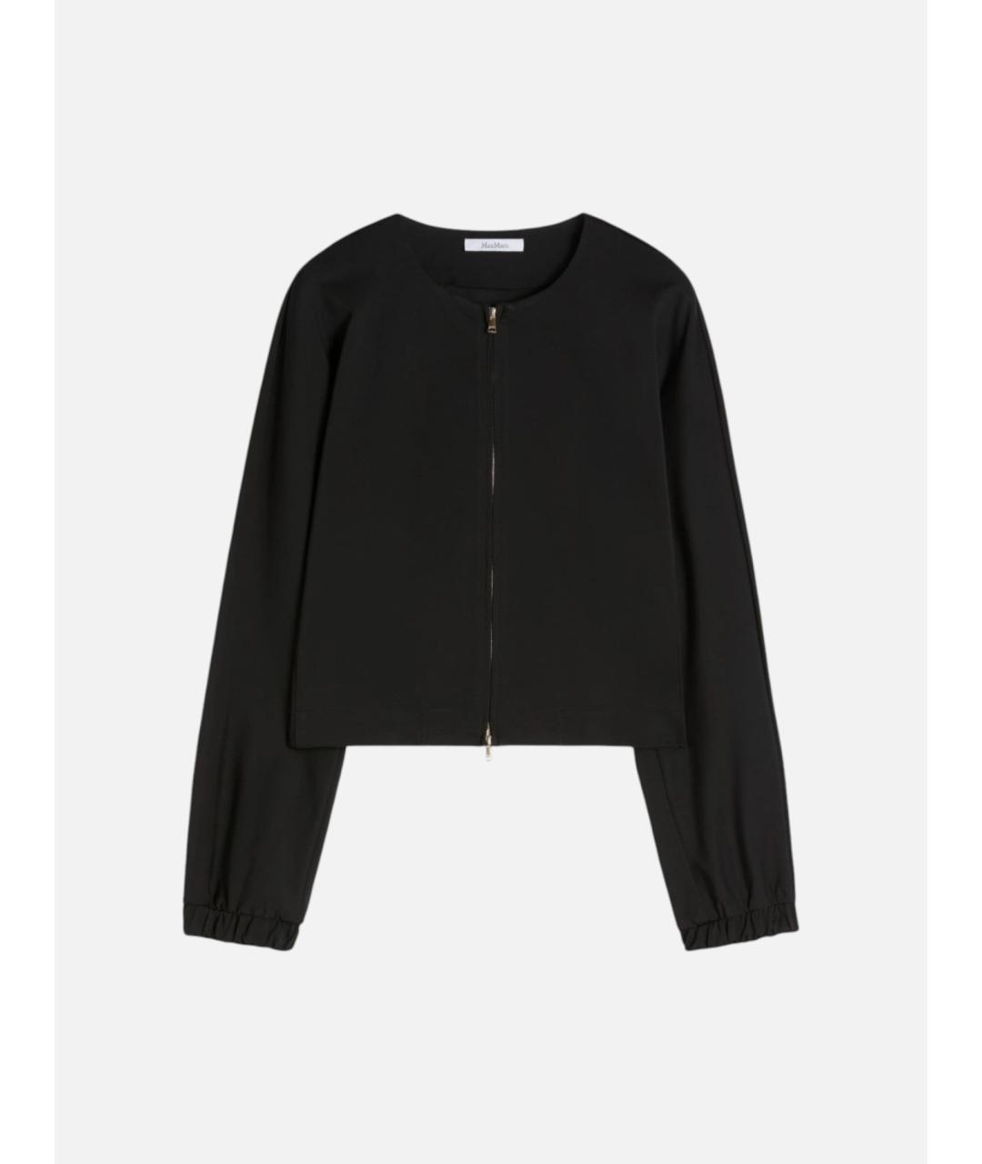 MAX MARA Черная вискозная куртка, фото 5