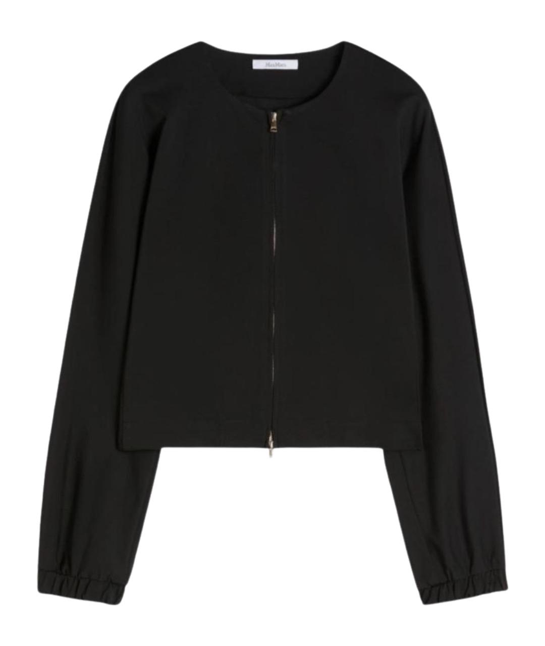 MAX MARA Черная вискозная куртка, фото 1