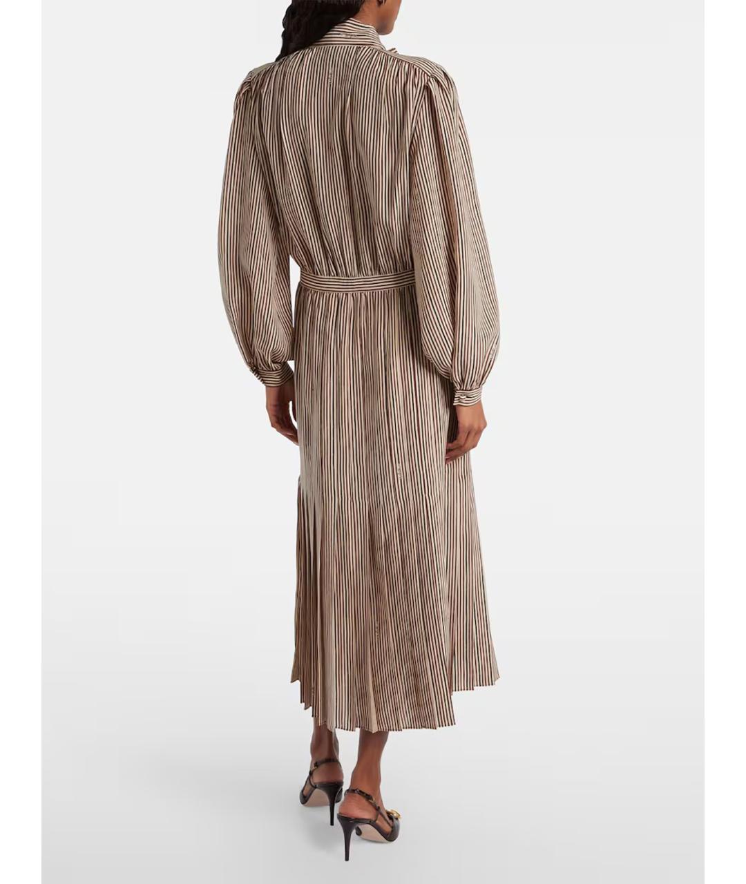 VALENTINO Мульти шелковое повседневное платье, фото 3