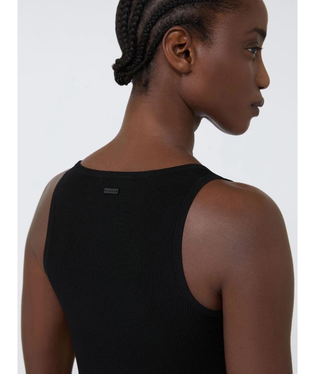 MAX MARA Черная вискозная майка, фото 5