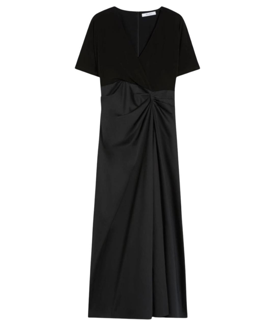 MAX MARA Черное вискозное вечернее платье, фото 1
