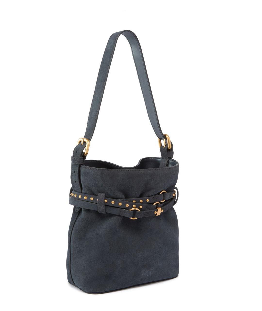 PINKO Серая кожаная сумка через плечо, фото 2