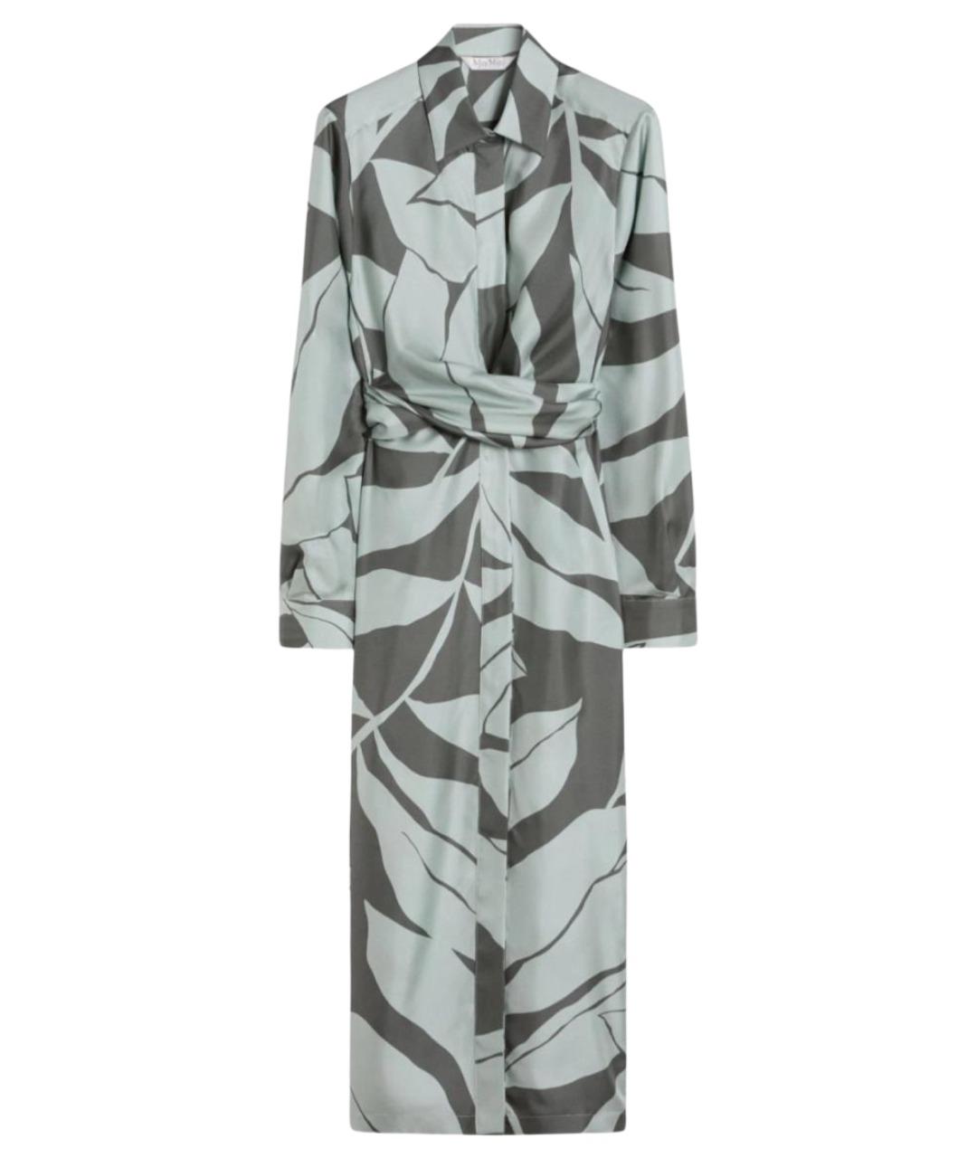 MAX MARA Мульти шелковое повседневное платье, фото 1