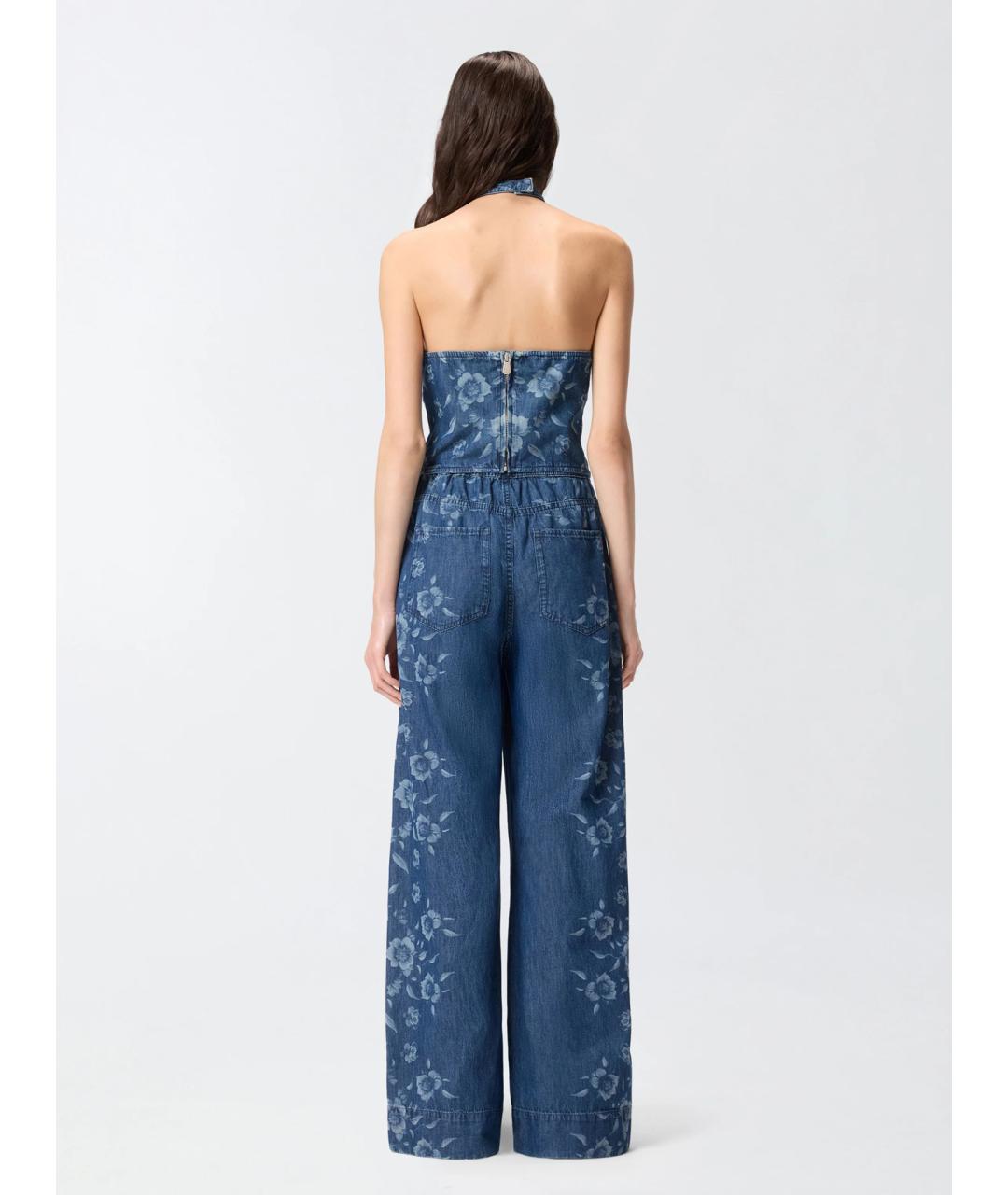 PINKO Синяя хлопковая блузы, фото 4