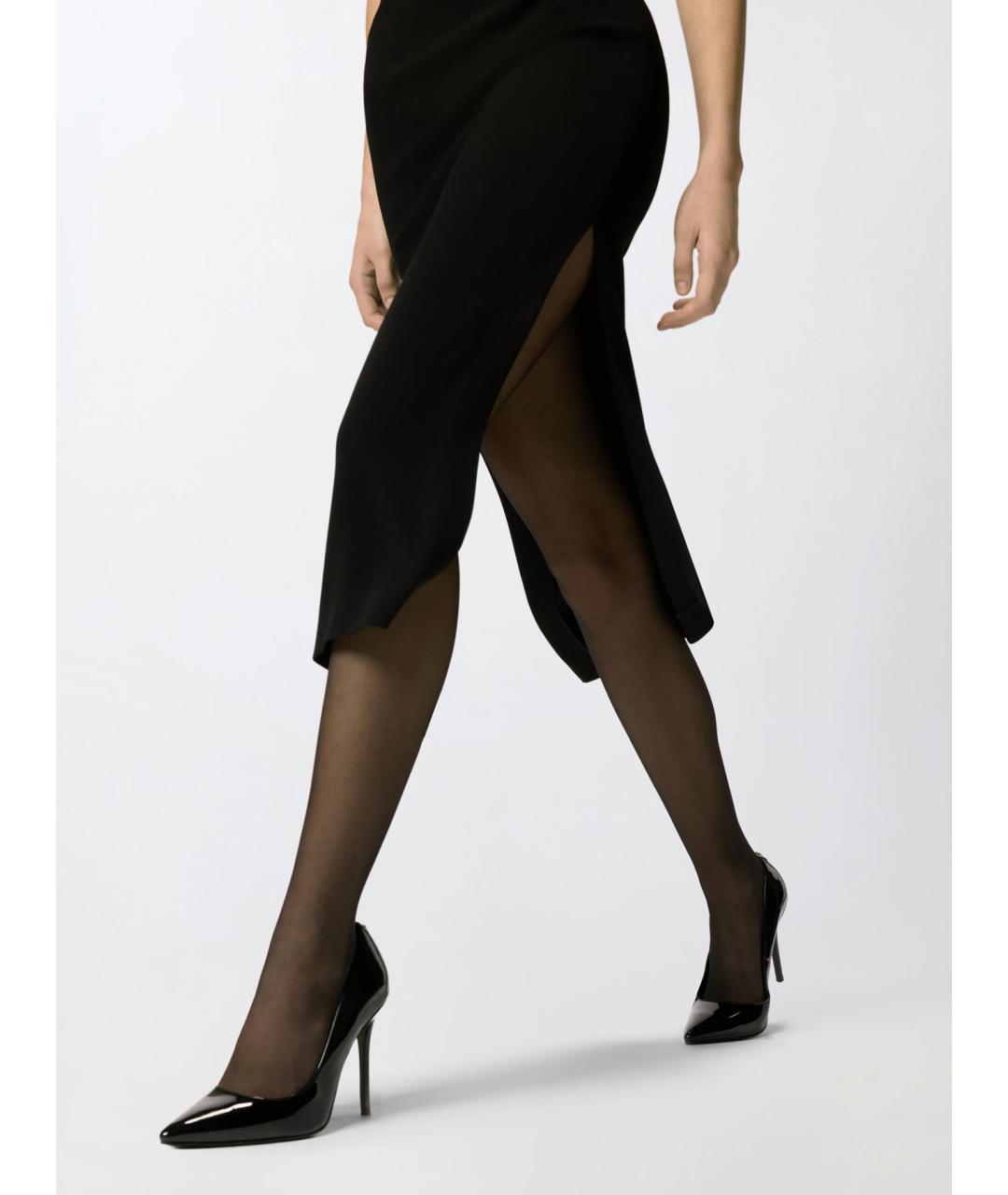 PINKO Черная вискозная юбка миди, фото 5