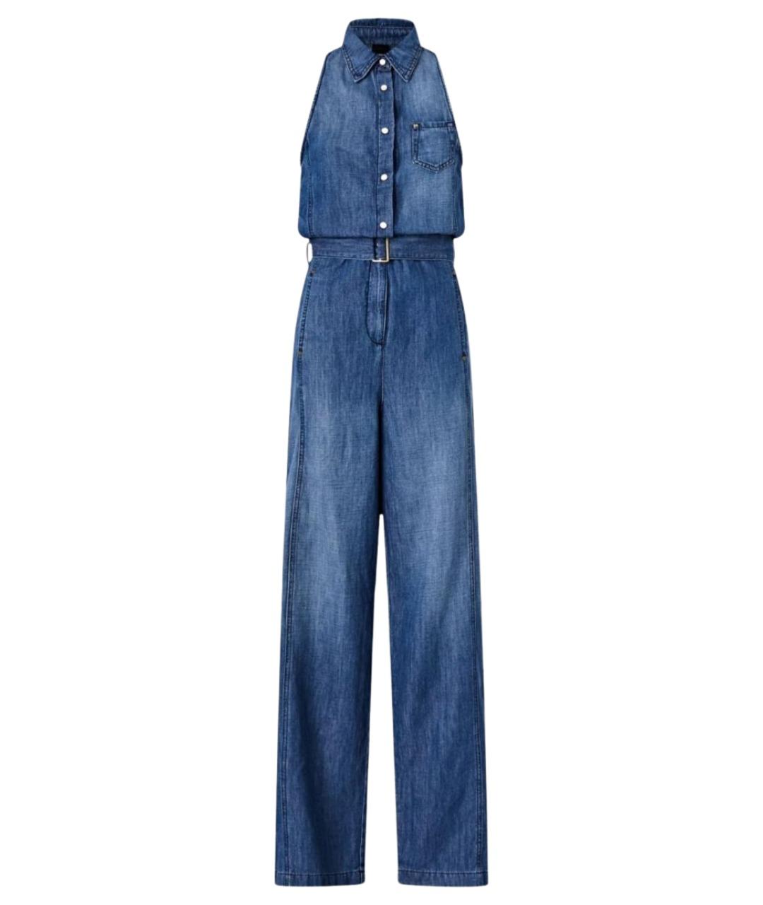 PINKO Синий хлопковый комбинезон, фото 1