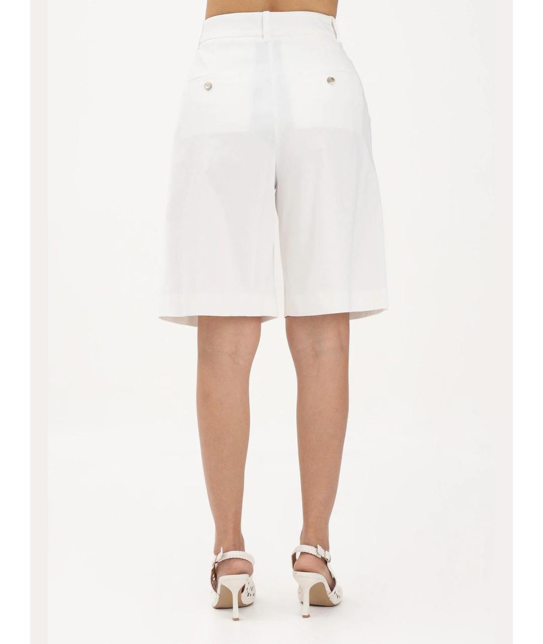 PINKO Белые льняные шорты, фото 3