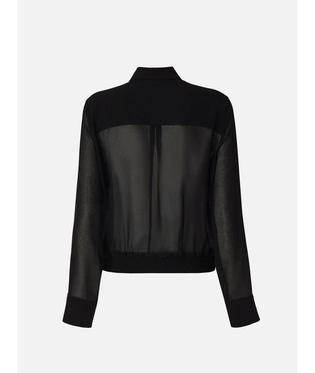 PINKO Черная полиэстеровая рубашка, фото 2