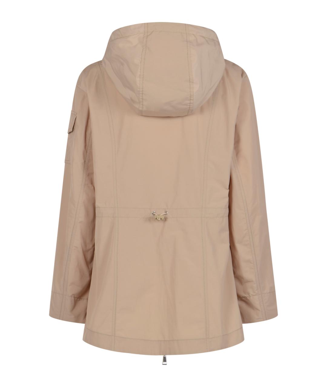 MONCLER Бежевая хлопковая парка, фото 2
